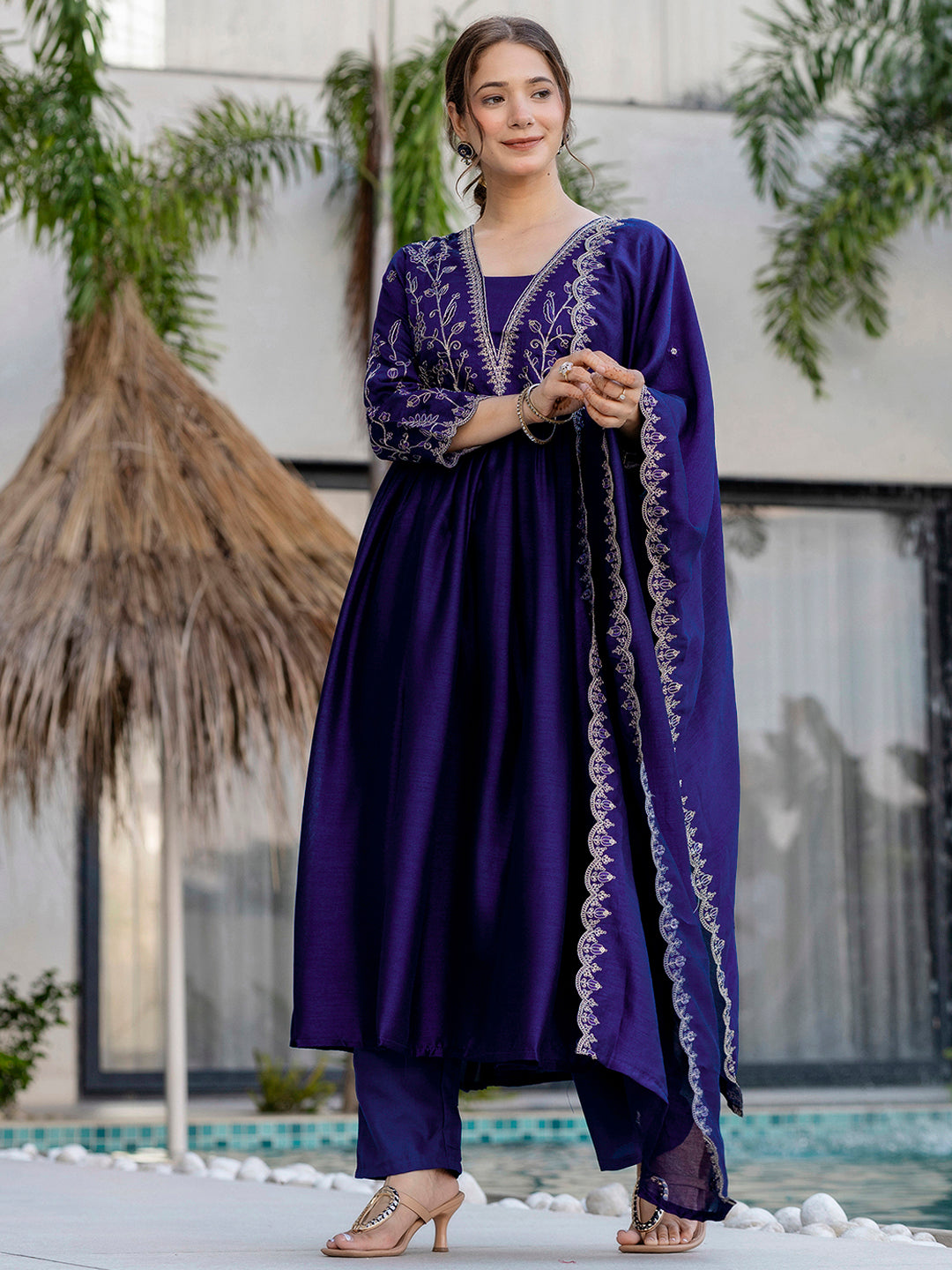 KURTI WITH PANT & DUPATTA D688