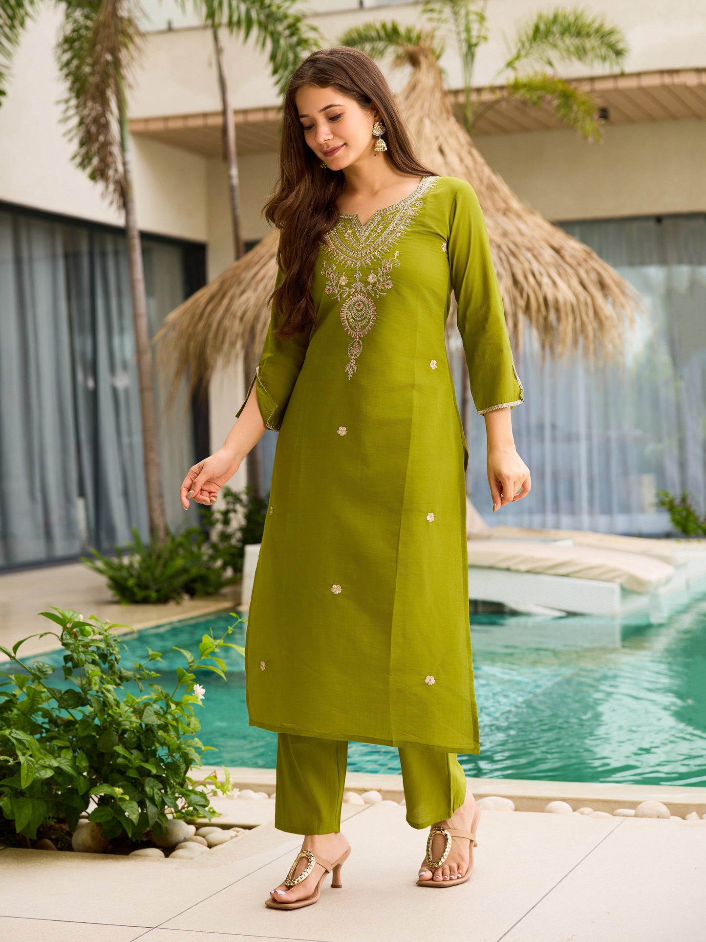 KURTI WITH PANT & DUPATTA D692