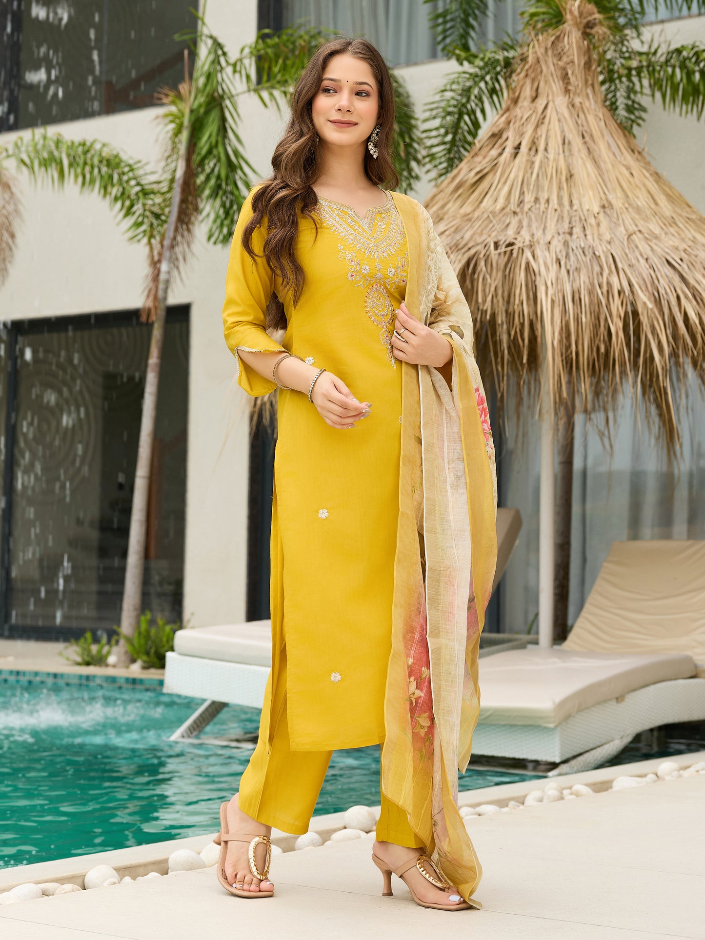 KURTI WITH PANT & DUPATTA D692
