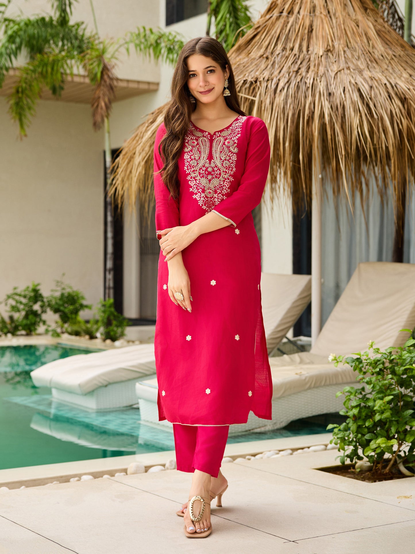 KURTI  WITH PANT & DUPATTA D694