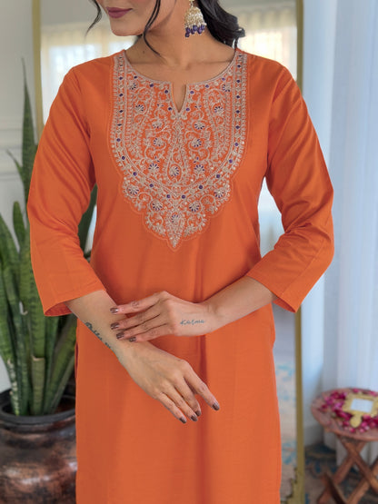 KURTI WITH PANT & DUPATTA  D700