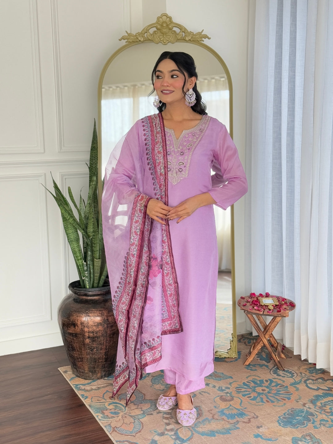 KURTI WITH PANT & DUPATTA D701