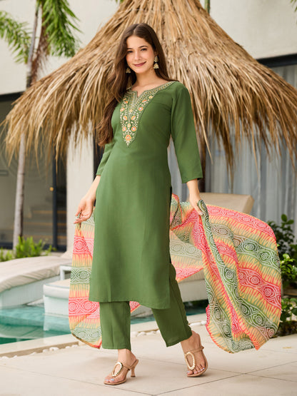 KURTI WITH PANT & DUPATTA D705