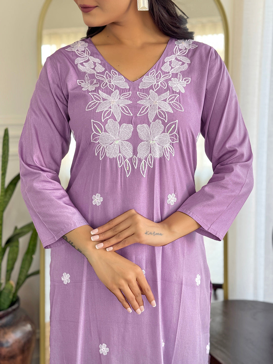 KURTI WITH PANT & DUPATTA D740