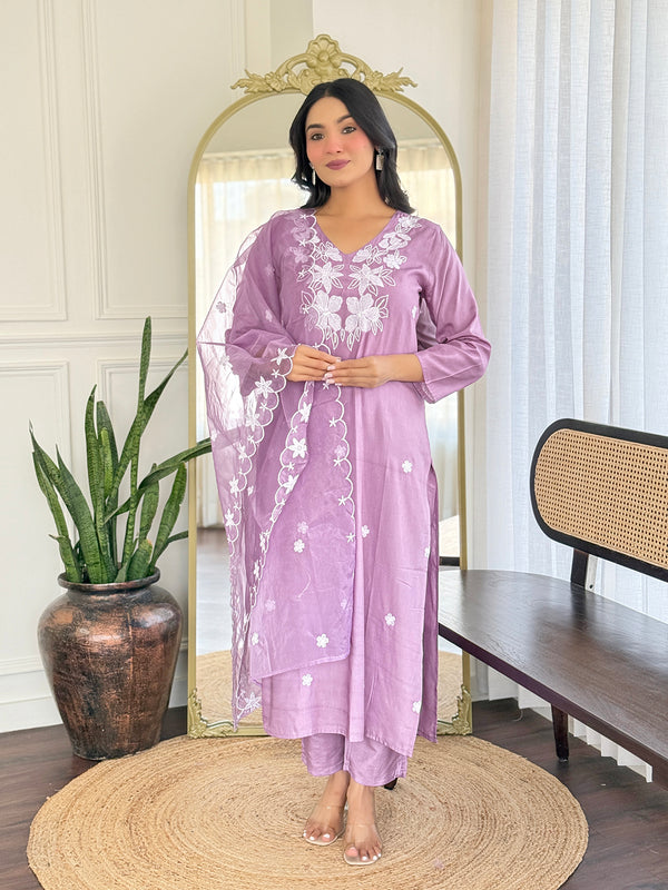 KURTI WITH PANT & DUPATTA D740