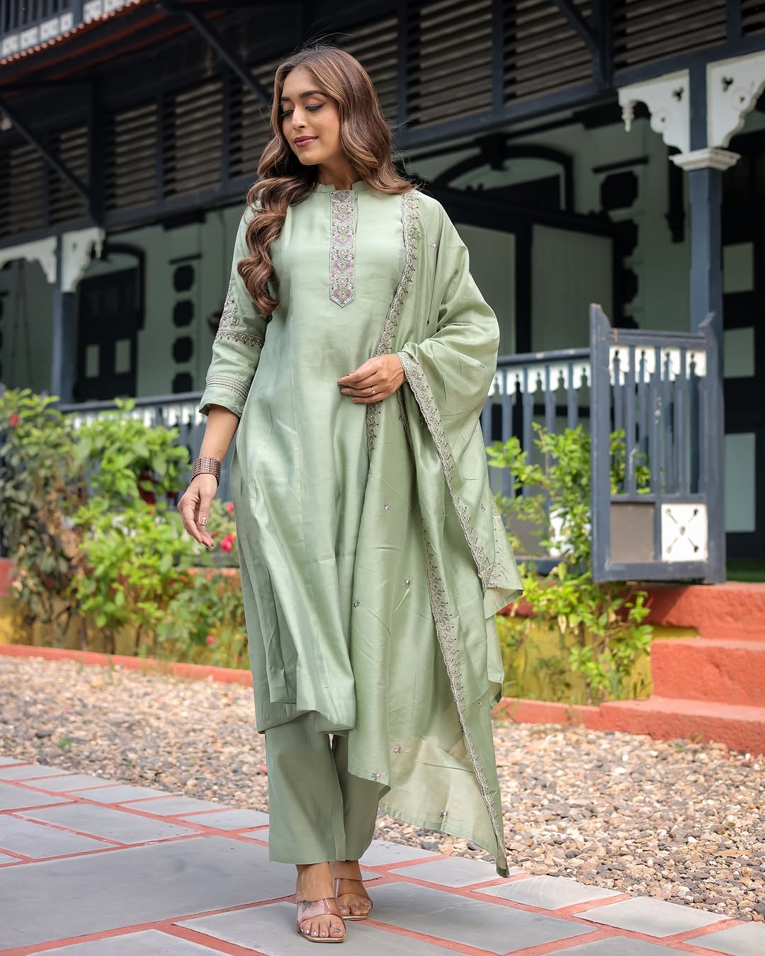 KURTI  WITH PANT & DUPATTA ST-POOJA