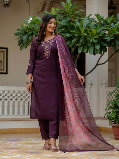 KURTI  WITH PANT & DUPATTA WF-NYSA