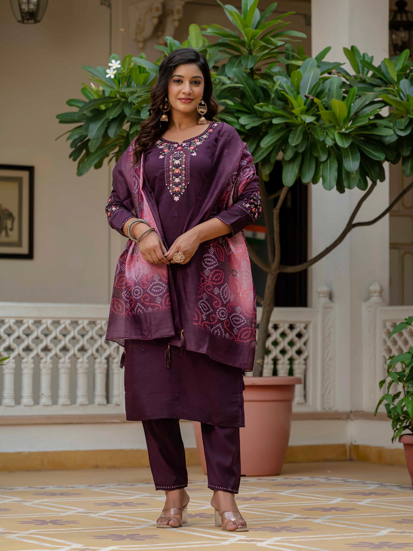 KURTI  WITH PANT & DUPATTA WF-NYSA