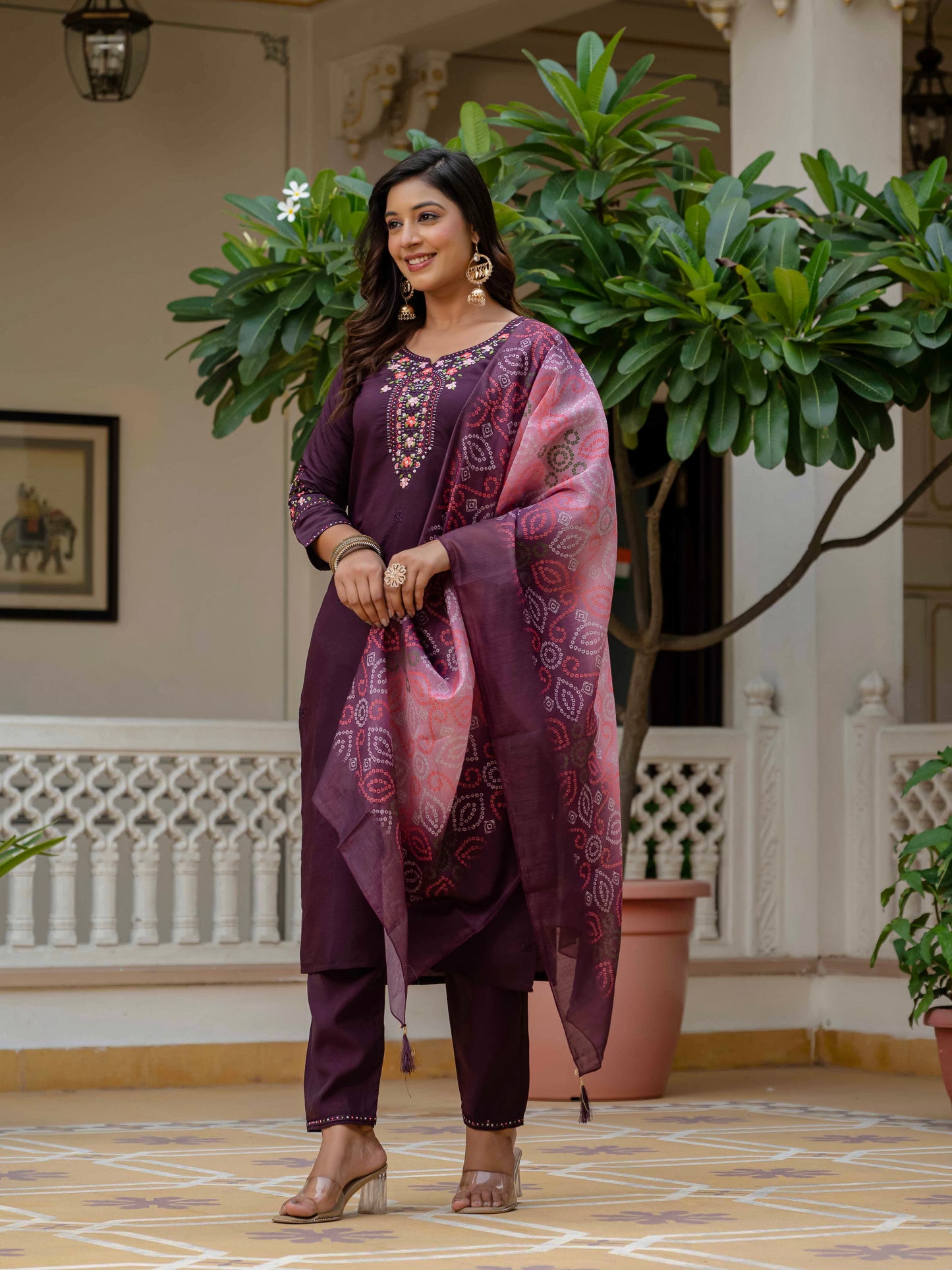 KURTI  WITH PANT & DUPATTA WF-NYSA