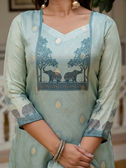 KURTI  WITH PANT & DUPATTA WF-ROYAL