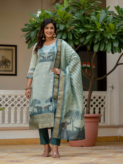 KURTI  WITH PANT & DUPATTA WF-ROYAL