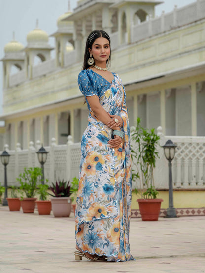 💞  Ready To Wear Saree With Unstitched Blouse RTW-10