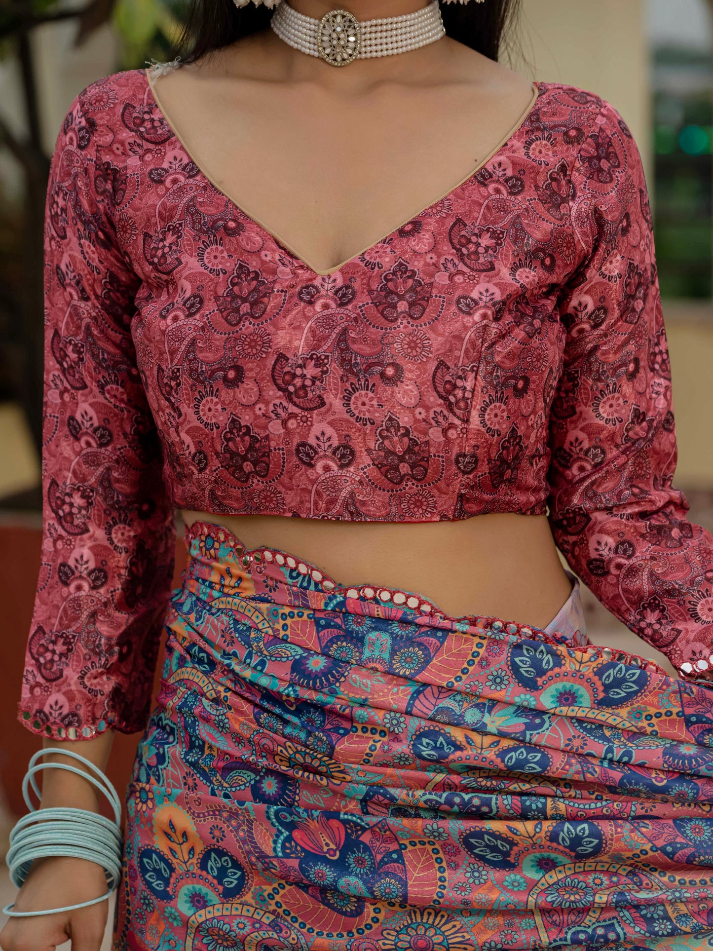 💞  Ready To Wear Saree With Unstitched Blouse RTW-13