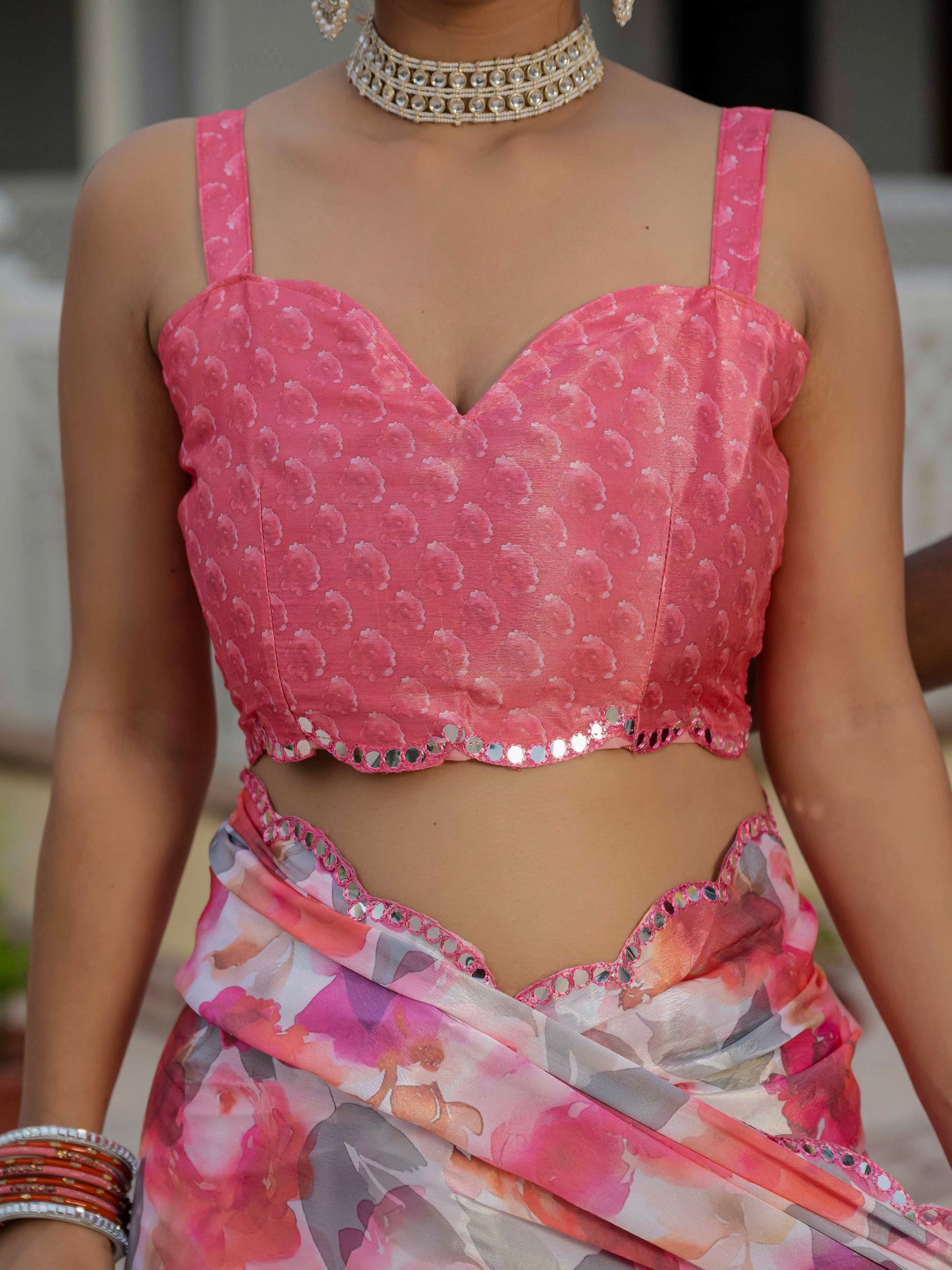 💞  Ready To Wear Saree With Unstitched Blouse RTW-14