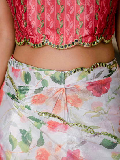 💞  Ready To Wear Saree With Unstitched Blouse RTW-15