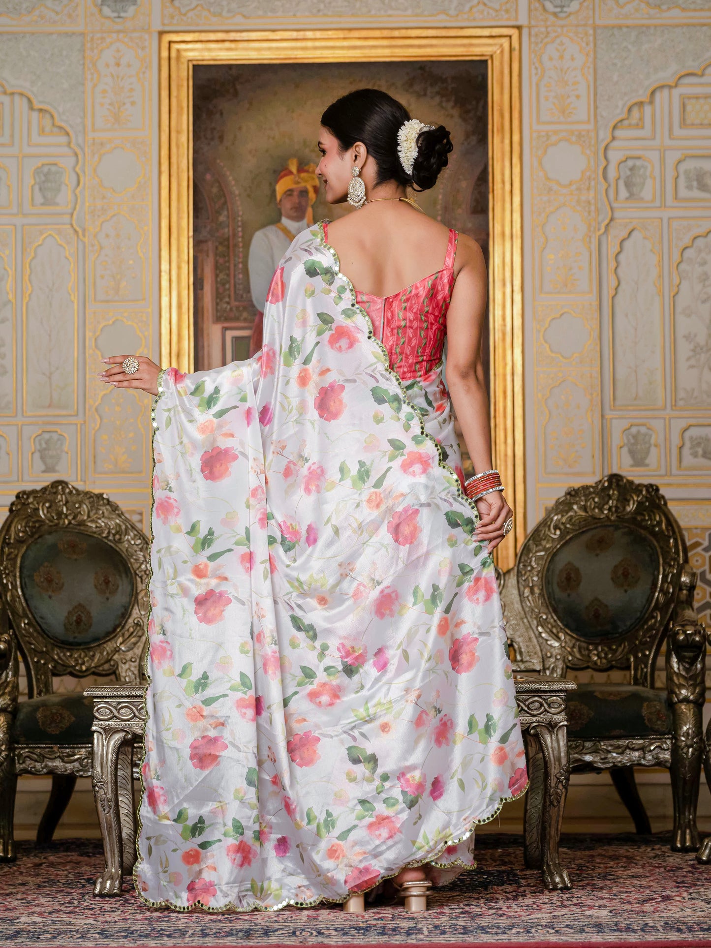 💞  Ready To Wear Saree With Unstitched Blouse RTW-15