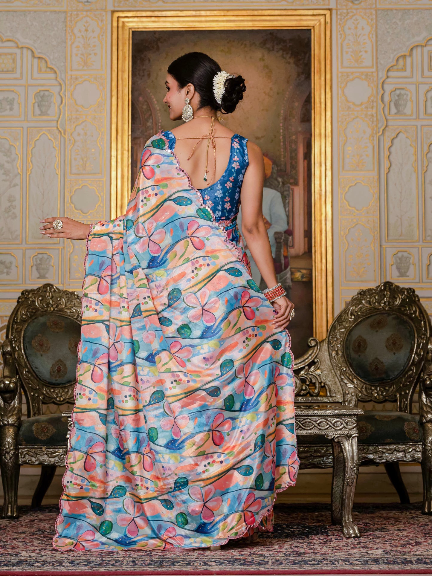 💞  Ready To Wear Saree With Unstitched Blouse RTW-16