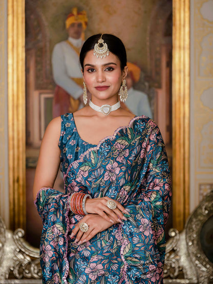 💞  Ready To Wear Saree With Unstitched Blouse RTW-17