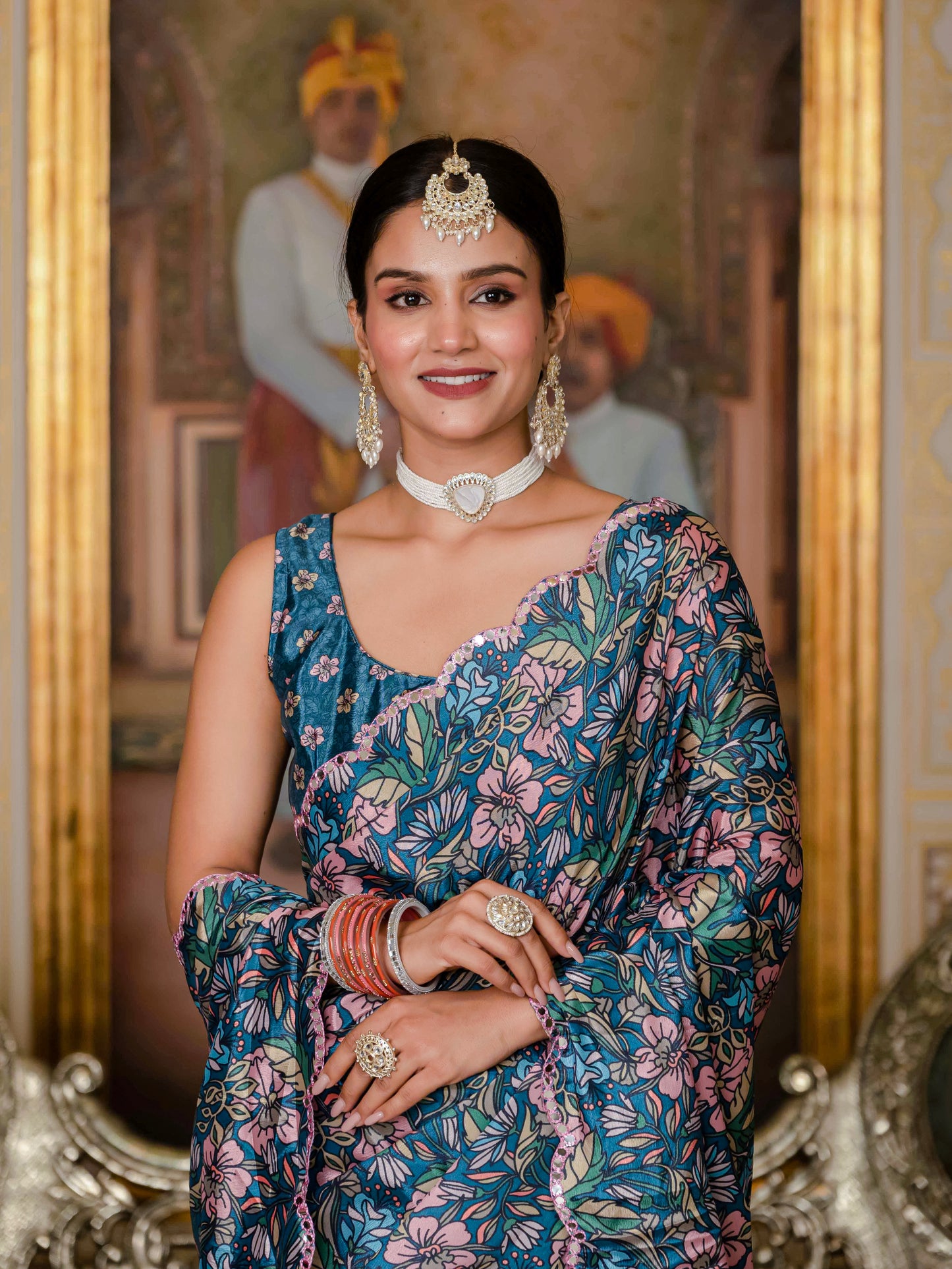 💞  Ready To Wear Saree With Unstitched Blouse RTW-17