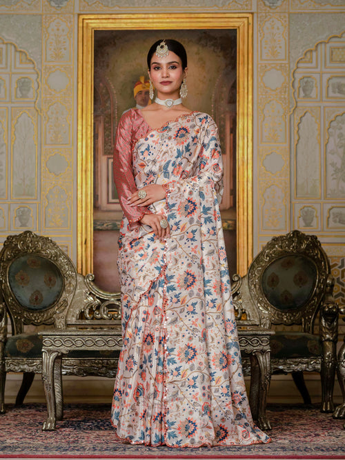 💞  Ready To Wear Saree With Unstitched Blouse RTW-19