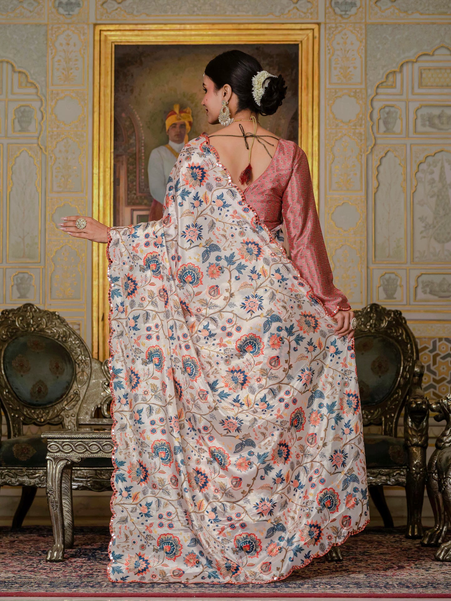 💞  Ready To Wear Saree With Unstitched Blouse RTW-19