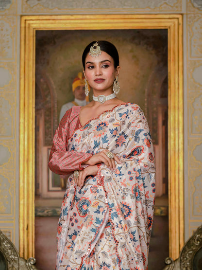 💞  Ready To Wear Saree With Unstitched Blouse RTW-19