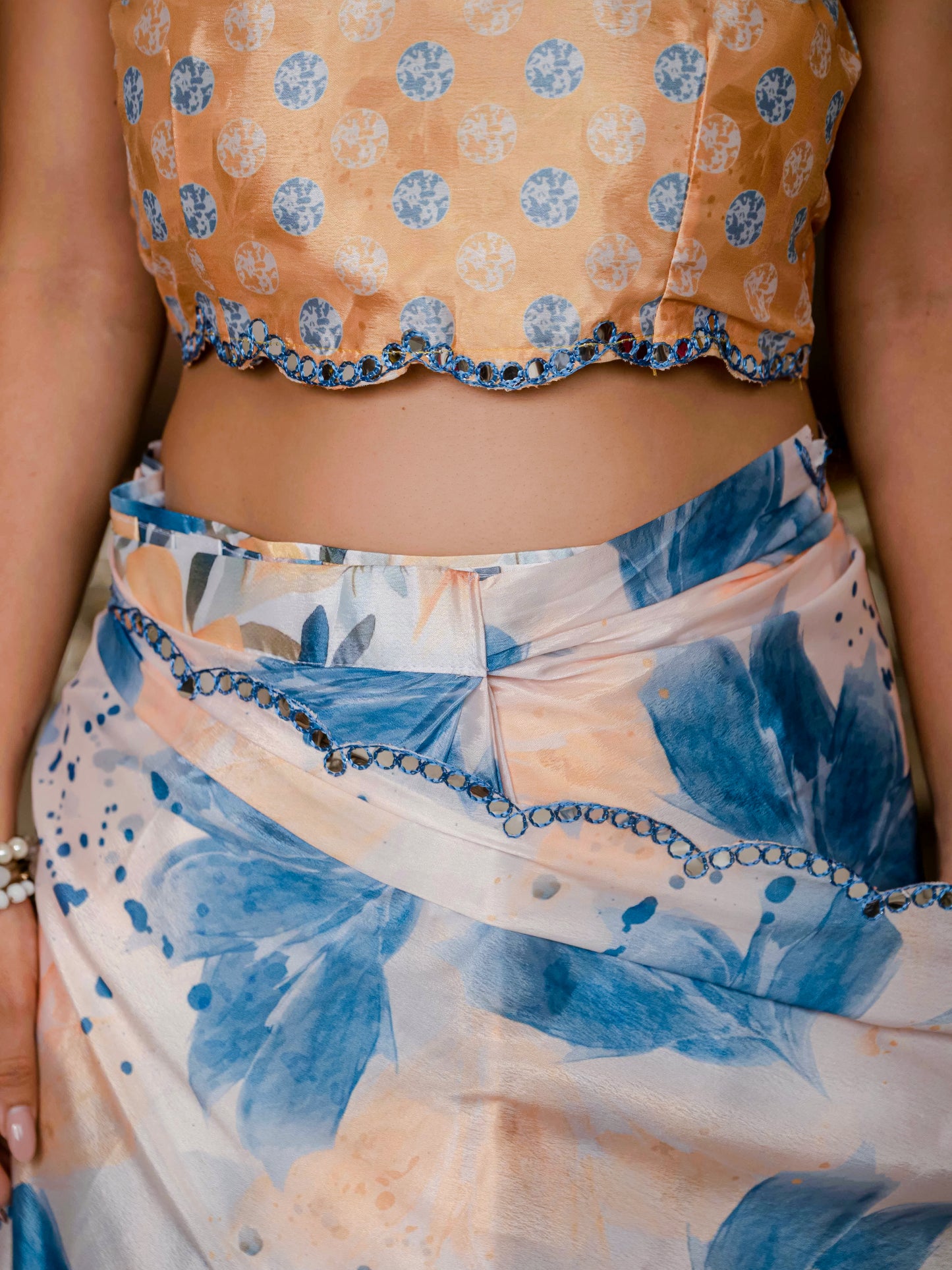 💞  Ready To Wear Saree With Unstitched Blouse RTW-20