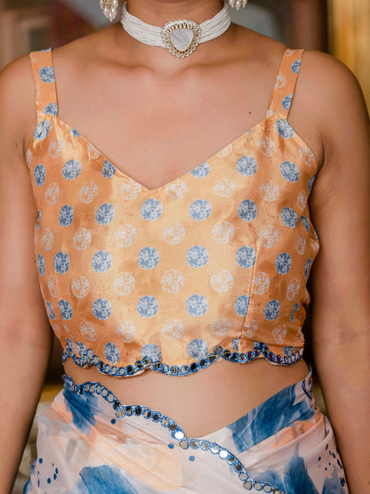 💞  Ready To Wear Saree With Unstitched Blouse RTW-20