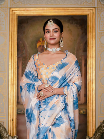 💞  Ready To Wear Saree With Unstitched Blouse RTW-20