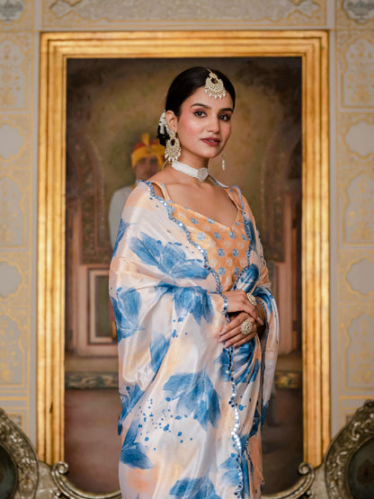 💞  Ready To Wear Saree With Unstitched Blouse RTW-20