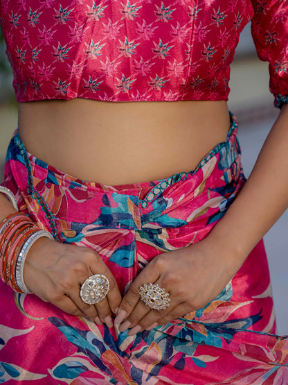 💞  Ready To Wear Saree With Unstitched Blouse RTW-21