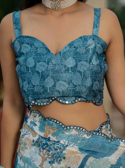 💞  Ready To Wear Saree With Unstitched Blouse RTW-02