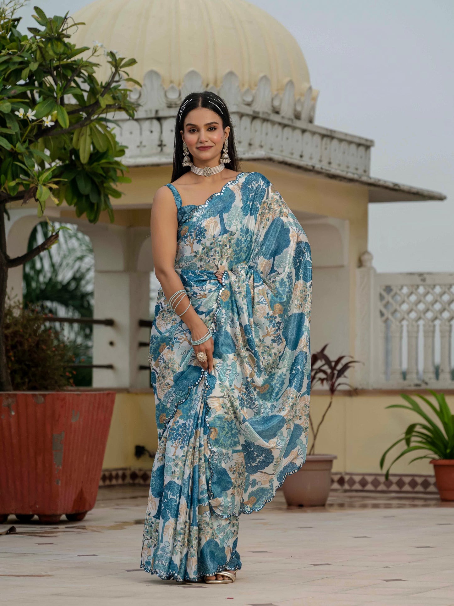 💞  Ready To Wear Saree With Unstitched Blouse RTW-02