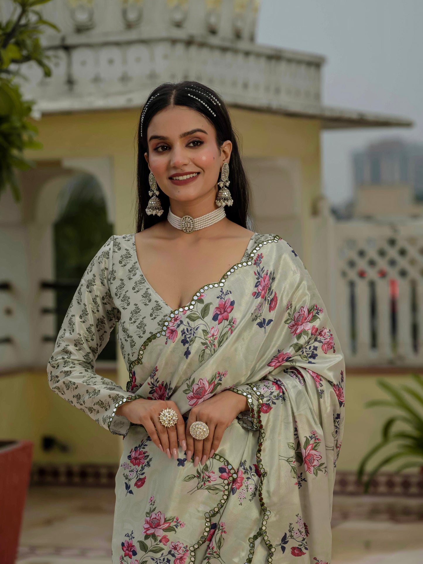 💞  Ready To Wear Saree With Unstitched Blouse RTW-05