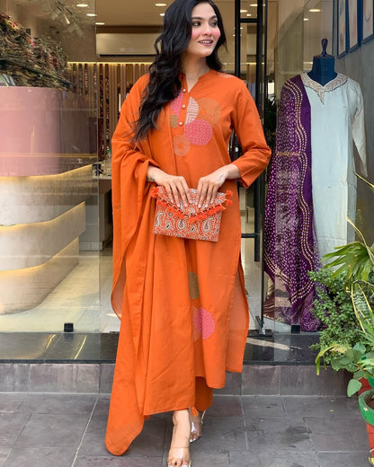 KURTI WITH PANT & DUPATTA ST-KASHMIRA