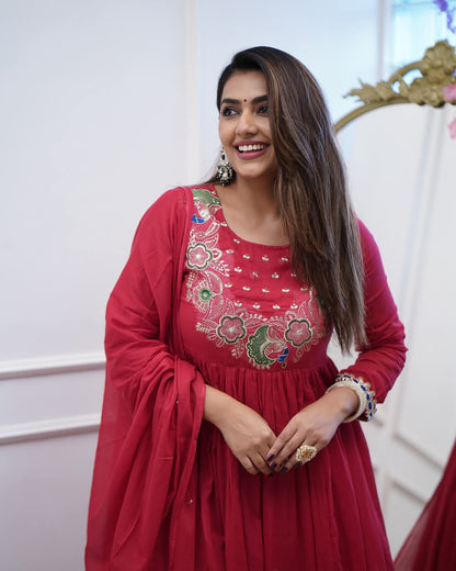 KURTI WITH PANT & DUPATTA ST-MORLO