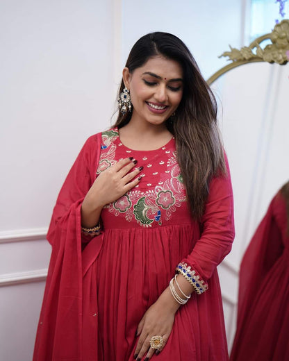 KURTI WITH PANT & DUPATTA ST-MORLO