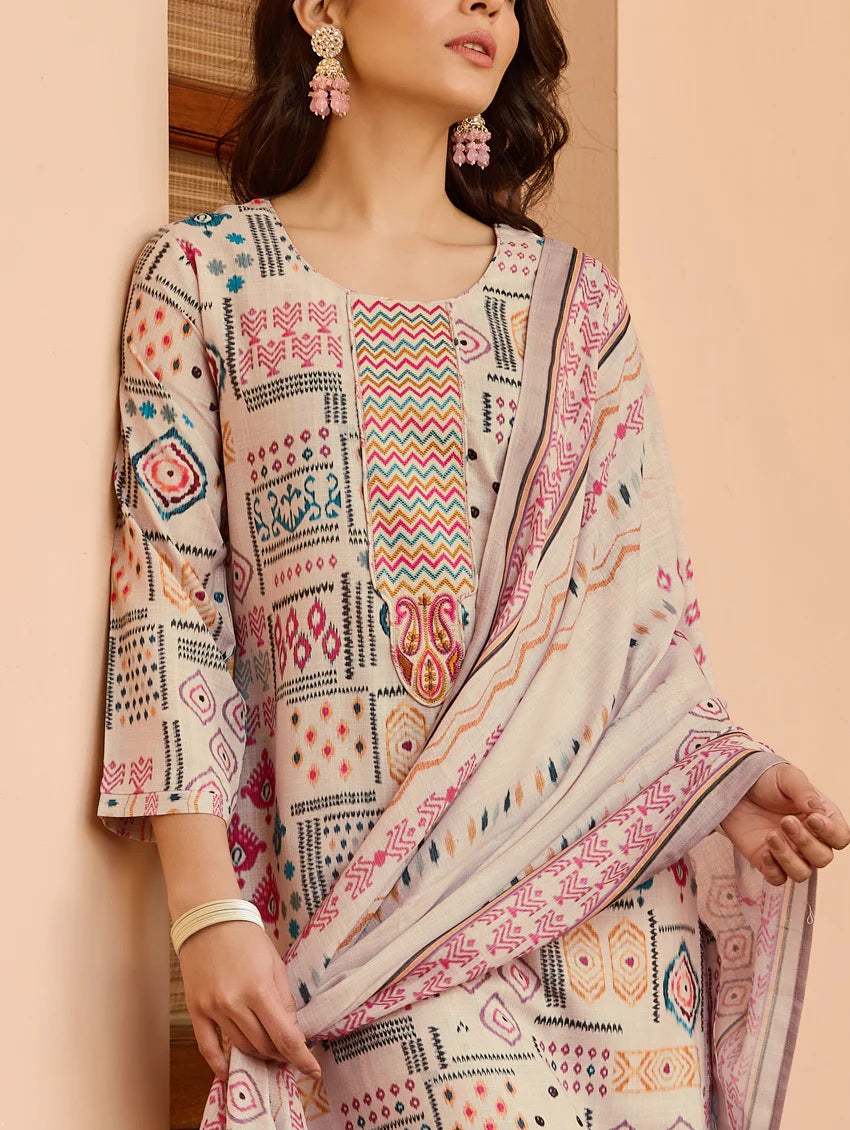 KURTI WITH PANT & DUPATTA ST-REHA
