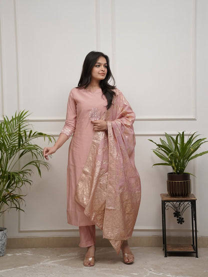 KURTI WITH PANT & DUPATTA ST-SWATI