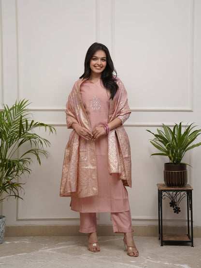 KURTI WITH PANT & DUPATTA ST-SWATI