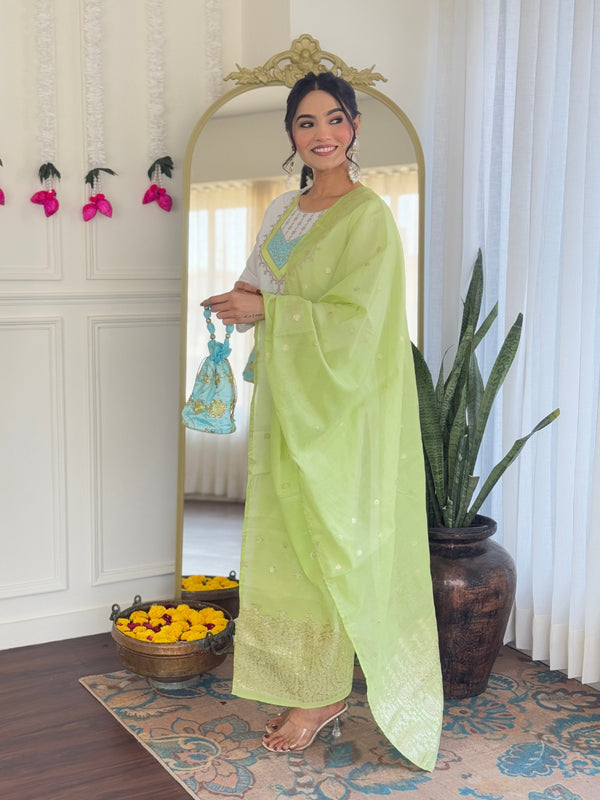 KURTI WITH PANT & DUPATTA VI-SHIVANGI