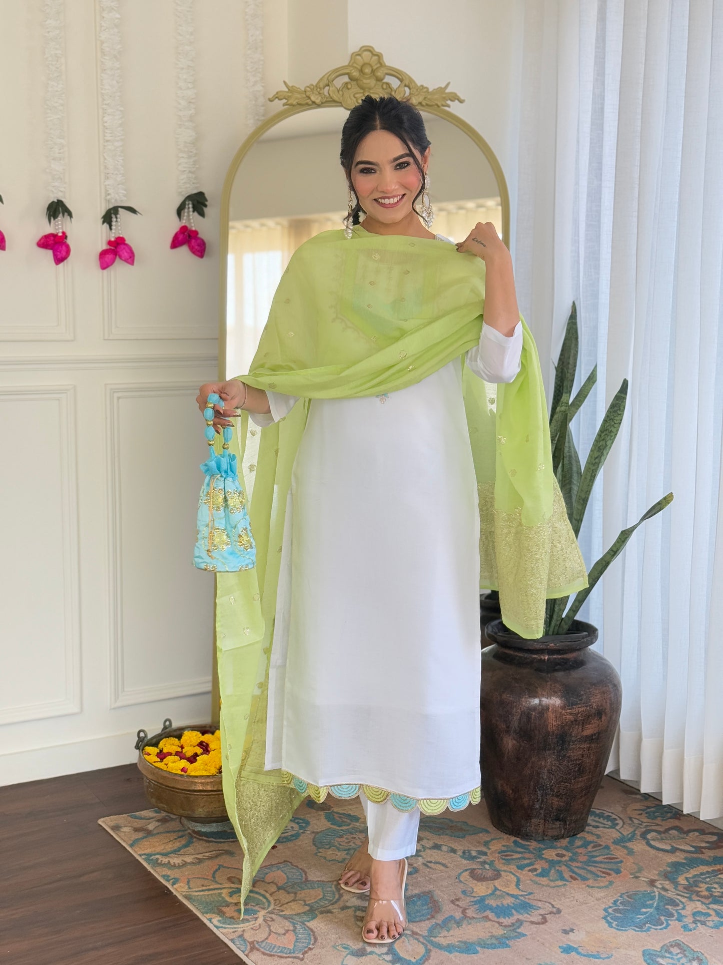 KURTI WITH PANT & DUPATTA VI-SHIVANGI