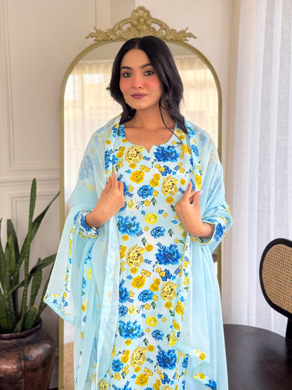 KURTI WITH PANT & DUPATTA VI-202