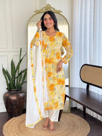 KURTI WITH PANT & DUPATTA VI-205
