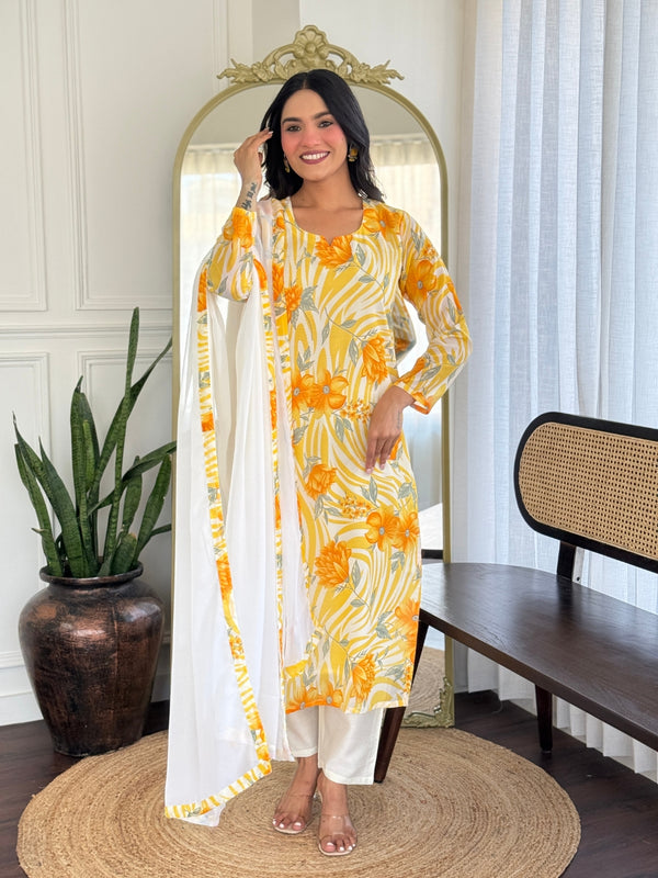 KURTI WITH PANT & DUPATTA VI-205