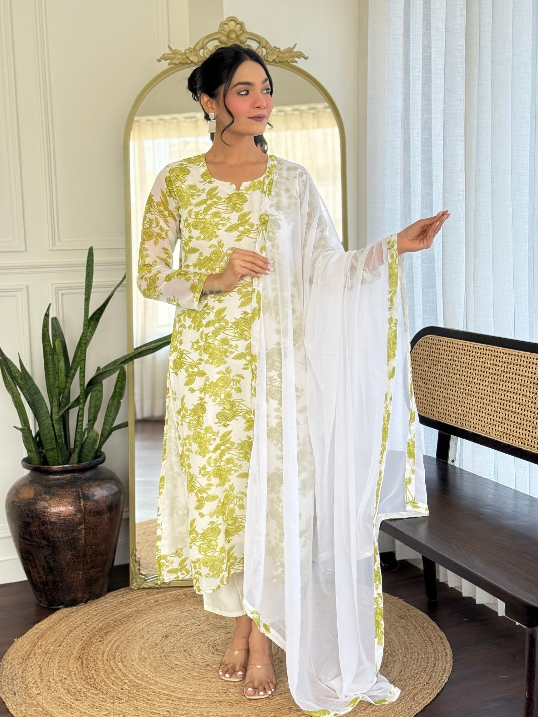 KURTI WITH PANT & DUPATTA VI-206