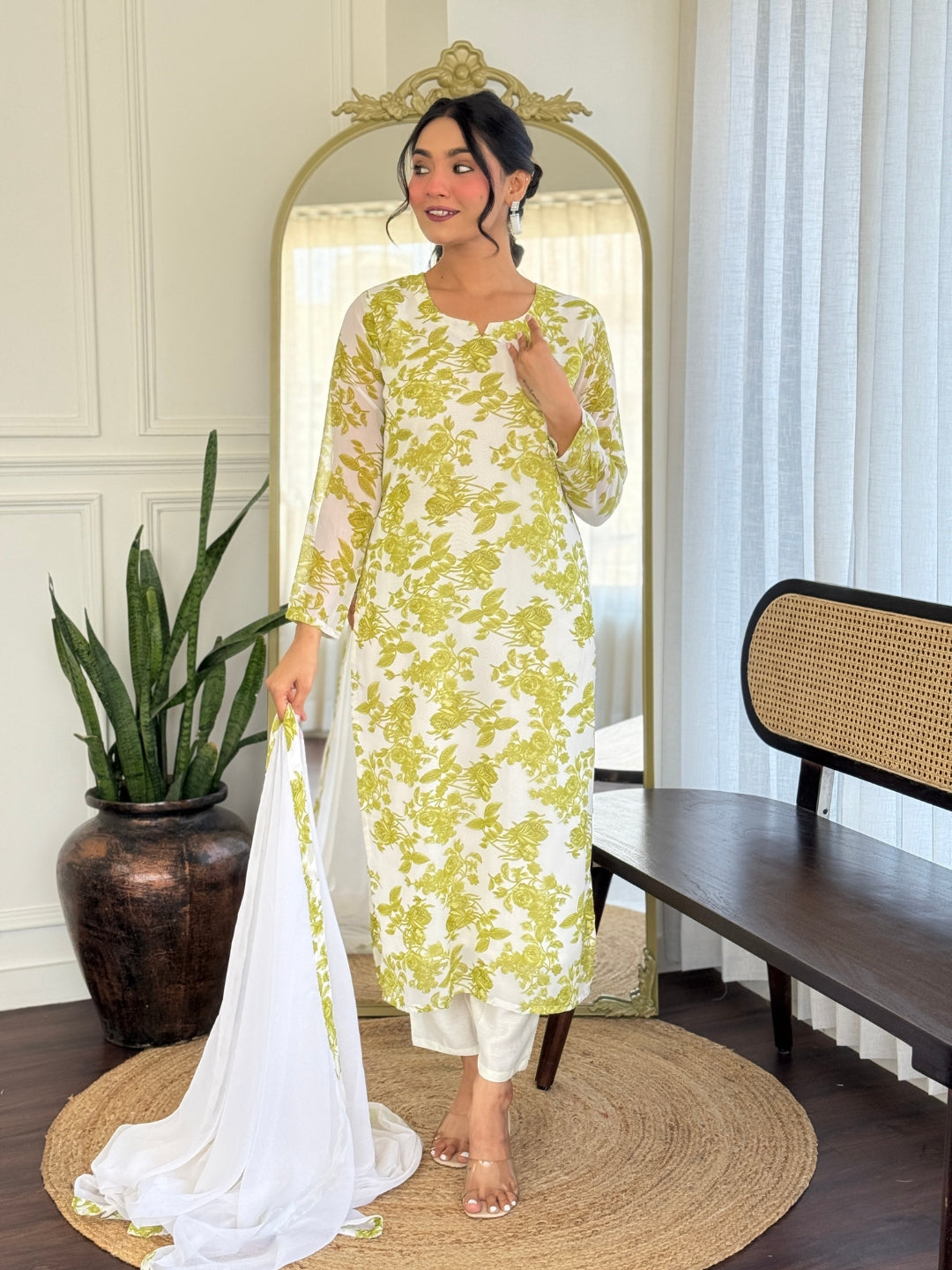 KURTI WITH PANT & DUPATTA VI-206