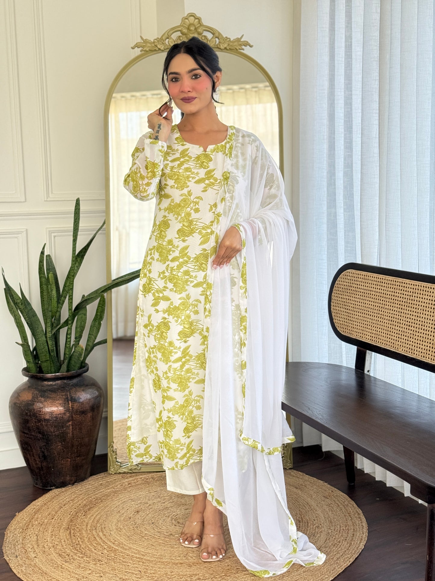 KURTI WITH PANT & DUPATTA VI-206