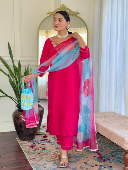 KURTI WITH PANT & DUPATTA VI-R MAHER