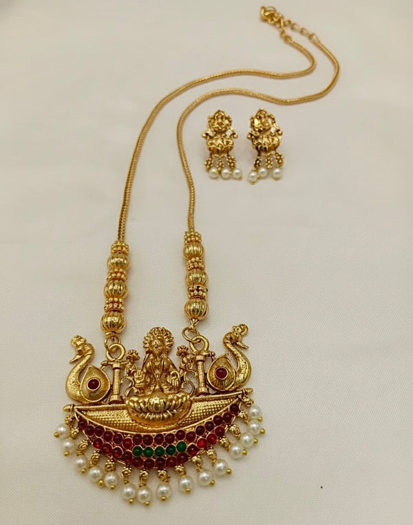Traditional Temple Necklace Jwellery TM479M.G